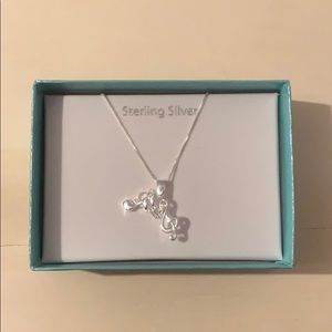 Sophia Miller musical sterling silver necklace